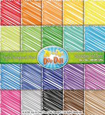 Rainbow Scribbles Pattern Digital Scrapbook {Zip-A-Dee-Doo