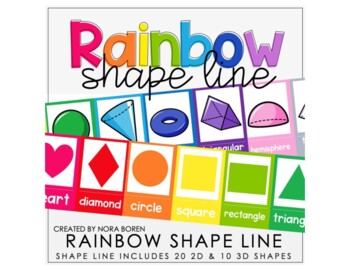Preview of Rainbow Shape Line