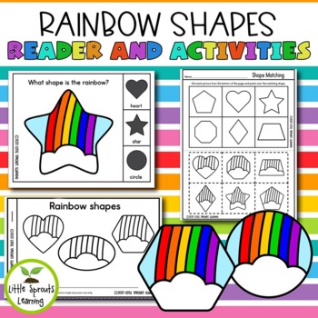 Preview of Rainbow Shapes Emergent Reader and Shape Recognition Activities