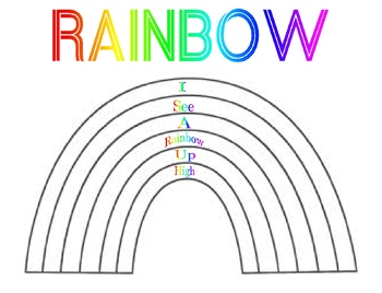 Rainbow Sight Word Writing by Diana Babcock | Teachers Pay Teachers