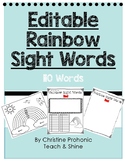 Rainbow Sight Words - Progress Monitoring Assessment Tool 