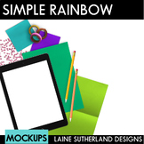 Rainbow Simple Mockups