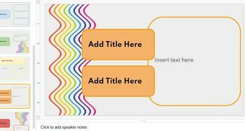 Rainbow Slides Template by Christin #39 s Online Store TPT