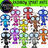 Rainbow Smart Ants {Creative Clips Clipart}