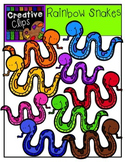 Rainbow Snakes {Creative Clips Digital Clipart}