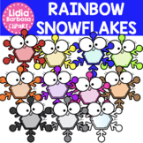 Rainbow Snowflakes