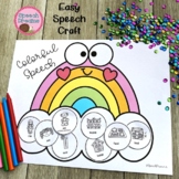 Speech Therapy Articulation and Language Activity: Rainbow