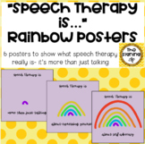 Rainbow Speech Therapy Posters