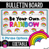 Rainbow Spring Bulletin Board Craft - [EDITABLE]