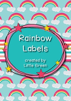 👉 Editable Coloured Pencils Labels