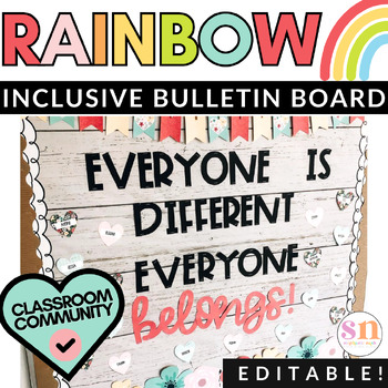 Inclusive Bulletin Board | Kindness Bulletin Board | Positive Bulletin ...