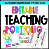 Rainbow Teacher Portfolio l Teacher Interview Portfolio l 