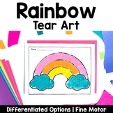 Rainbow Tear Art Craft