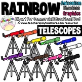 Rainbow Telescopes Clipart