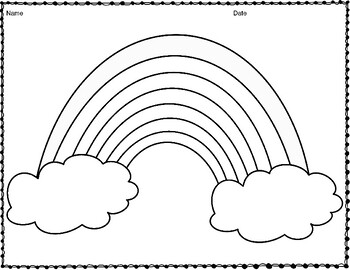 Rainbow Templates - Printables for Classroom Crafts and Activities!