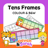 Rainbow Tens Frames | Counting, Subitising, Place Value, N