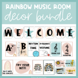 Rainbow Theme | Music Room Decor