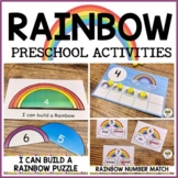 Preschool Rainbow Activities: Pre-K Math & Literacy Centers