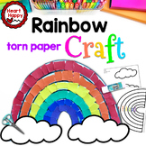 Rainbow Torn Paper Craft | Spring Craft | Summer Craft | S