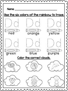 rainbow tracing the alphabet by miss campos teachers pay