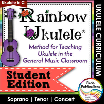 Preview of Rainbow Ukulele - Student Packet - Ukulele Student Method Book