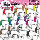 Rainbow Unicorn Fairy Tale Clipart