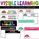 Rainbow Visible Learning - LI, SC, WALT + WILF (4 Styles)