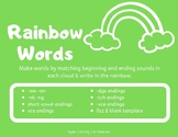 RAINBOW Word Maker: Onset & Rimes for Decoding & Spelling-