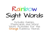 Rainbow Words - Orange List #4