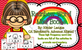 Benchmark Advance Kindergarten Rainbow Sight Word Mini Books