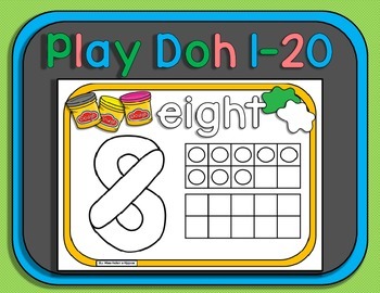 play doh numbers 1 to 20