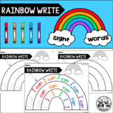 RAINBOW WRITE Kindergarten Sight Words