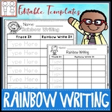 Rainbow Write Template