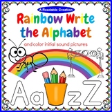 Rainbow Write the Alphabet