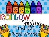 Rainbow Writing Sight Word Practice {First 100 Edition}