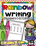 Rainbow Writing Numbers Handwriting Practice Pages