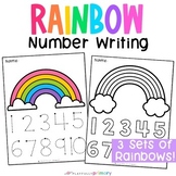 Rainbow Writing Numbers to 10 - Tracing Numbers 1-10 - Num