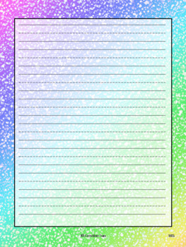 rainbow writing paper by creative fun teachers pay teachers