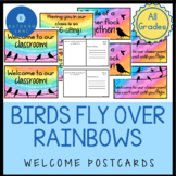 Rainbow and Bird Classroom Theme with Rainbow Classroom Dé