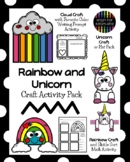 Rainbow, Unicorn Craft Activities for Spring Weather Morni