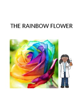 Preview of Rainbow flower Lab for St. Patrick, Valentine or Gay Pride Month