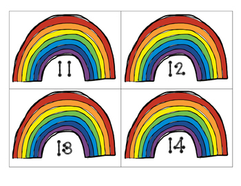 Preview of Rainbow math-Decomposing numbers 11-20