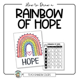 Rainbow of Hope Drawing & Distance Learning Instructions