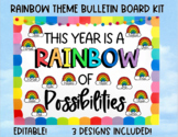 Rainbow of Possibilities Bulletin Board/ Door Kit- Rainbow
