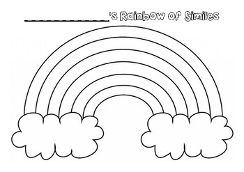 Rainbow similes activity by teachwithmissperdrau | TPT