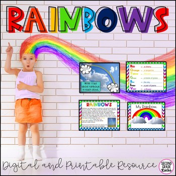 Preview of Rainbow Activities - Printable and Digital