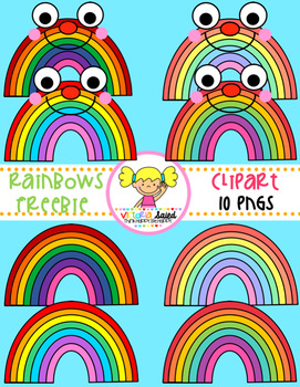 Preview of Rainbows Clipart