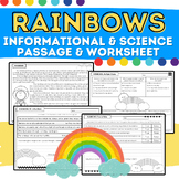 Rainbows: Informational Comprehension & Science Reading Pa