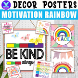 Rainbows Motivation Quotes Inspiration Classroom Decor Bul