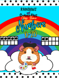 Rainbows and Guinea Pigs Numbers 0-20 Display